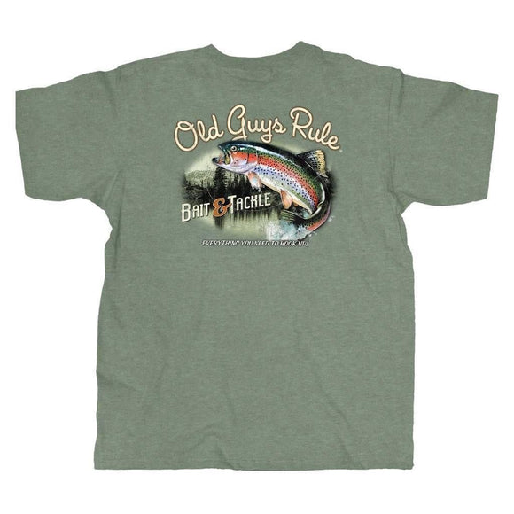 Bait & Tackle (Men's T) by Old Guys Rule – Here Today Gone Tomorrow