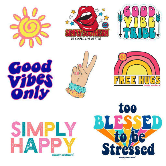 Sticker Set - Vibes - by Simply Southern