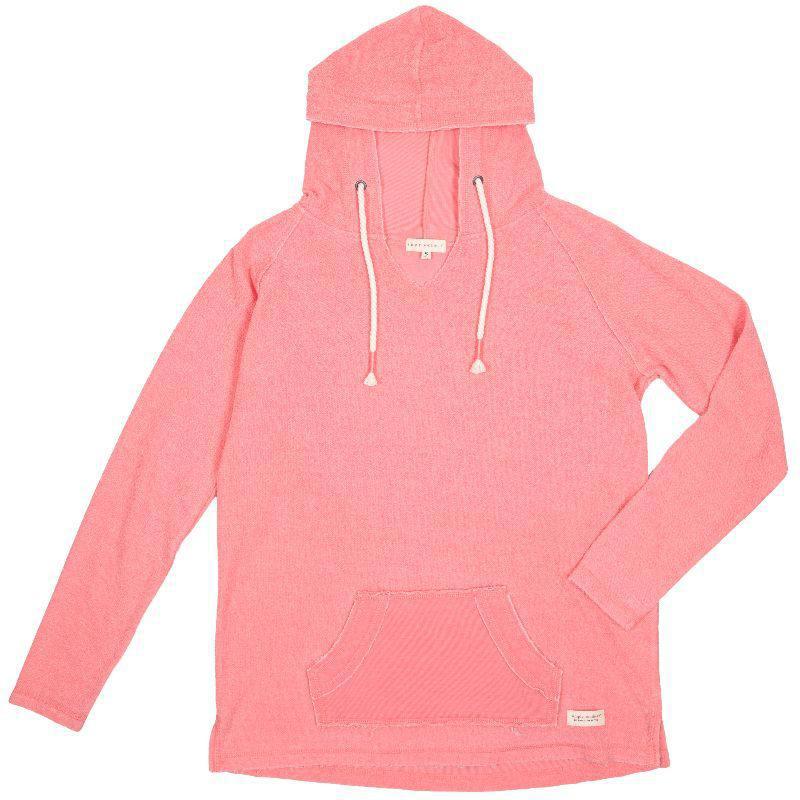 Terry Rope Hoodie - Salmon - by Simply Southern