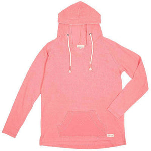Terry Rope Hoodie - Salmon - by Simply Southern