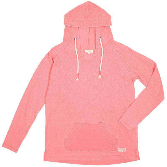 Terry Rope Hoodie - Salmon - by Simply Southern