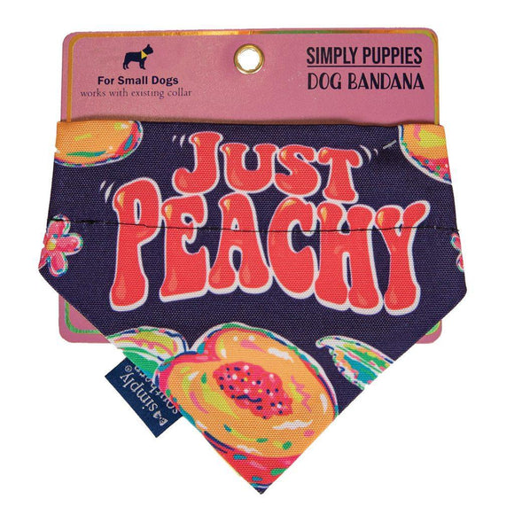 SIMPLY PUPPIES BANDANA - Just Peachy - by Simply Southern