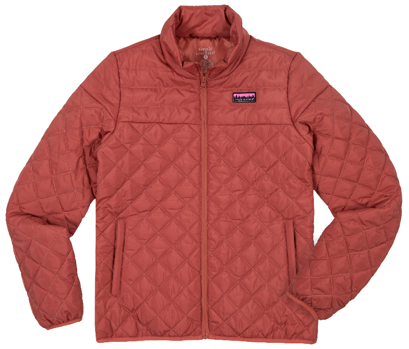 Simply Warm Jacket - Brick - by Simply Southern