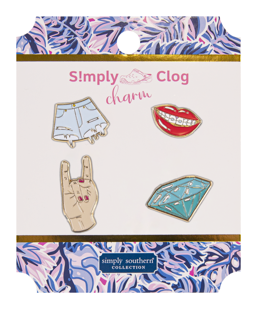 Simply Clog Metal Shoe Charm - Rock - by Simply Southern
