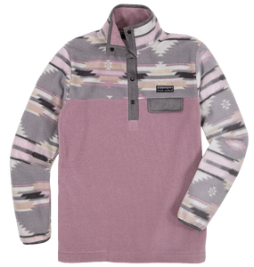 Youth Simply Fleece Pullover - Aztec - by Simply Southern