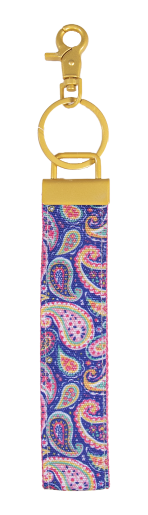 Keyfob - Multi Paisley - by Simply Southern