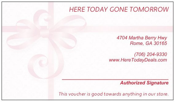 $25 Store Gift Card
