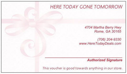 $25 Store Gift Card