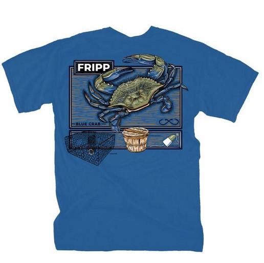 'Hook Series Crab' T-Shirt - by FRIPP Outdoors - Here Today Gone Tomorrow